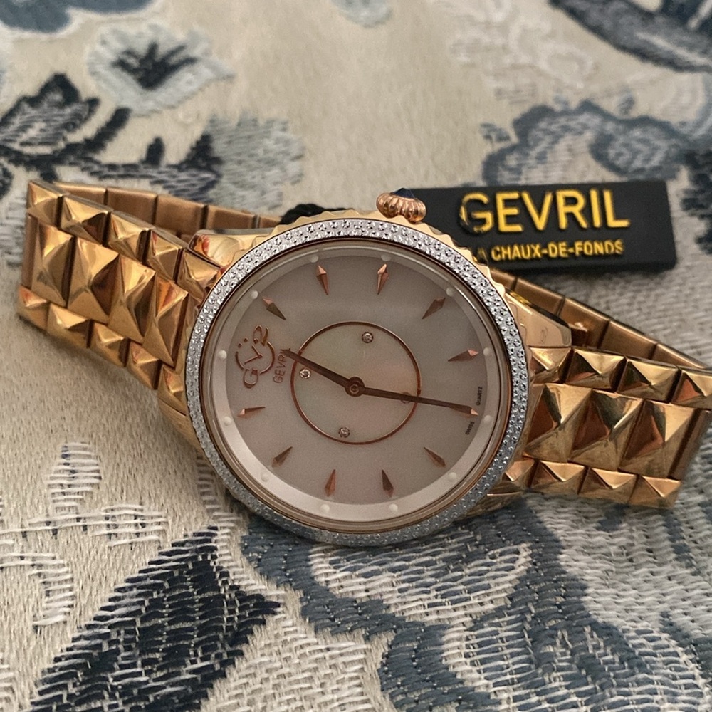 G2V Gevril Unisex LUXURY WATCH- Limited edition Swiss made Christel diamond